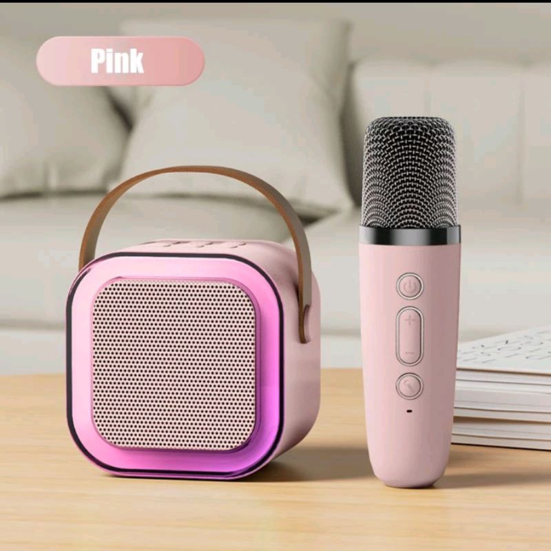 Speaker Bluetooth Karaoke 1 Mic Set Salon Microphone 3D