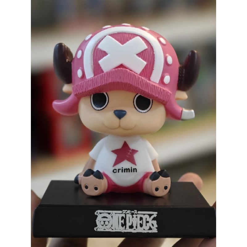Pajangan Figure OP23/OP21/OP22/ Dashboard Mobil/Meja/Dekorasi Karakter Anime One Piece Luffy Pink Go
