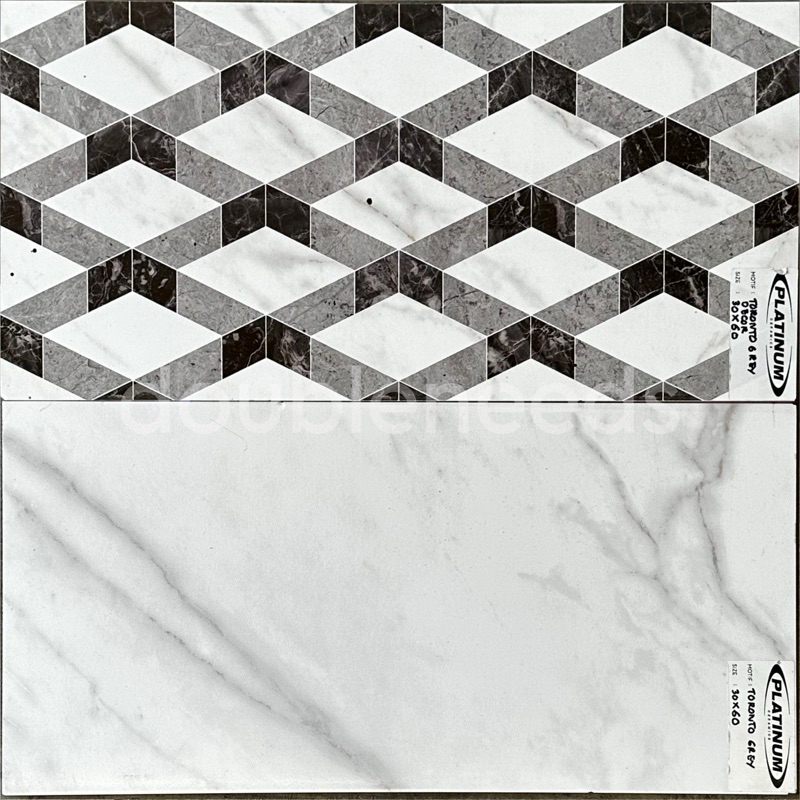 KERAMIK DINDING TORONTO 30x60 / KERAMIK DINDING MOTIF STATUARIO MINIMALIS / KERAMIK DINDING GLOSSY P