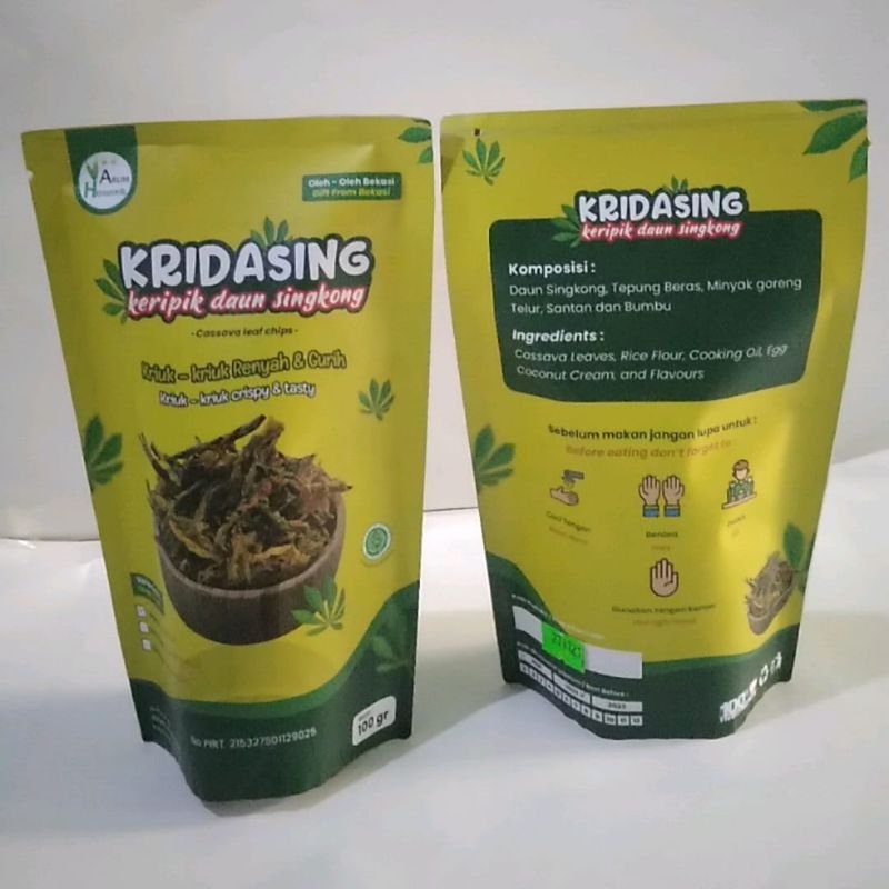 

KRIDASING : Kripik Daun Singkong