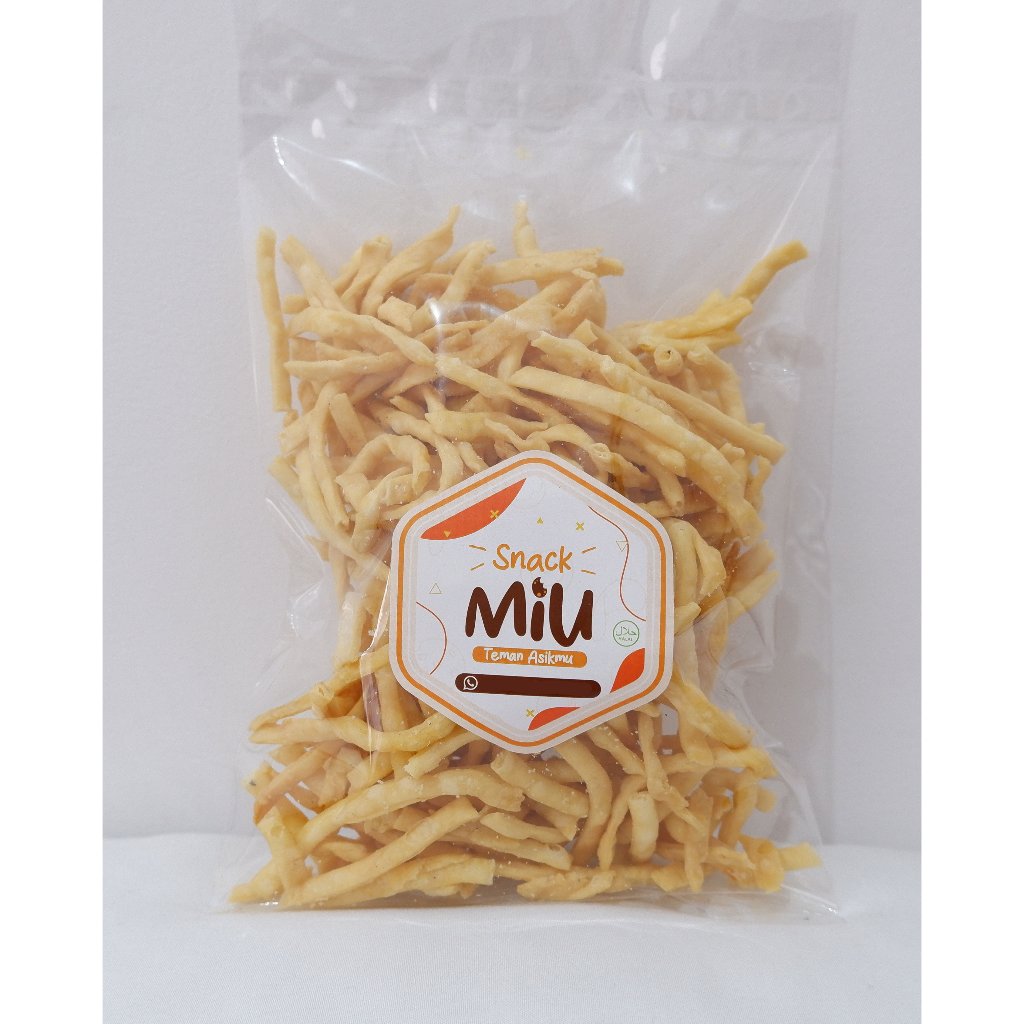 

Snack Miu - Stik Bawang / Kue Bawang Renyah Gurih 250gr