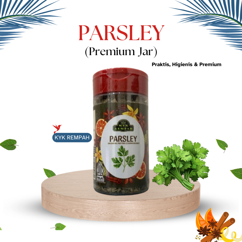 

Parsley Premium [ JAR ] | Parsley Kering Bumbu Dapur Praktis