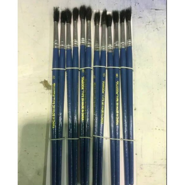 

Super Hadiah 12 lusin kuas cat air pagoda no 8 kuas lukis pagoda