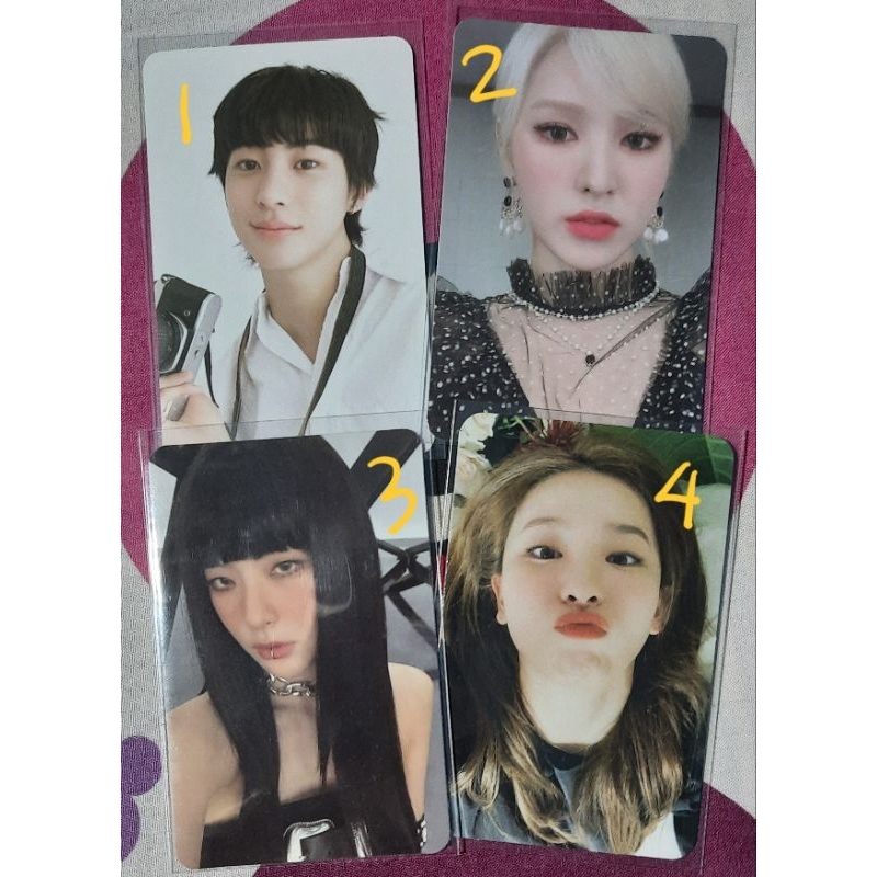 Anton RIIZE & Seulgi Red Velvet Photocard PC Season's Greeting 2024 SG24 28 Reasons Special Monster 