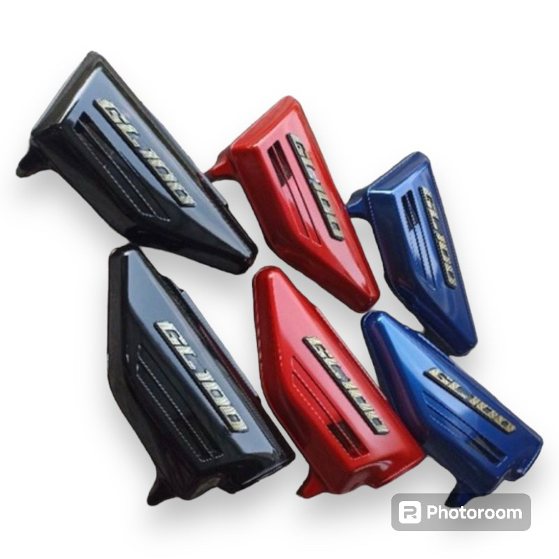 Bok aki gl 100 cover body samping tepong aki kanan kiri tutup bok aki gl100 warna