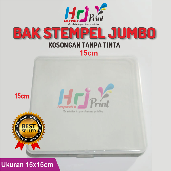 

Bak Stempel Ukuran Jumbo Kosongan Tanpa Tinta | Bak Stempel Besar