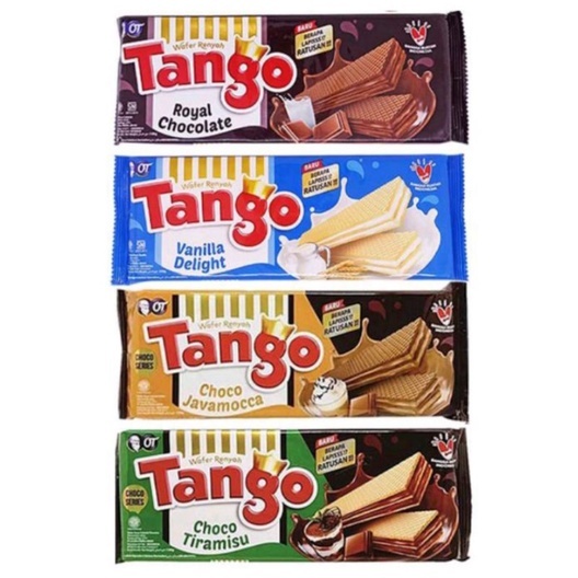 

Wafer Tango 110 gr Coklat / Vanila / Tiramisu