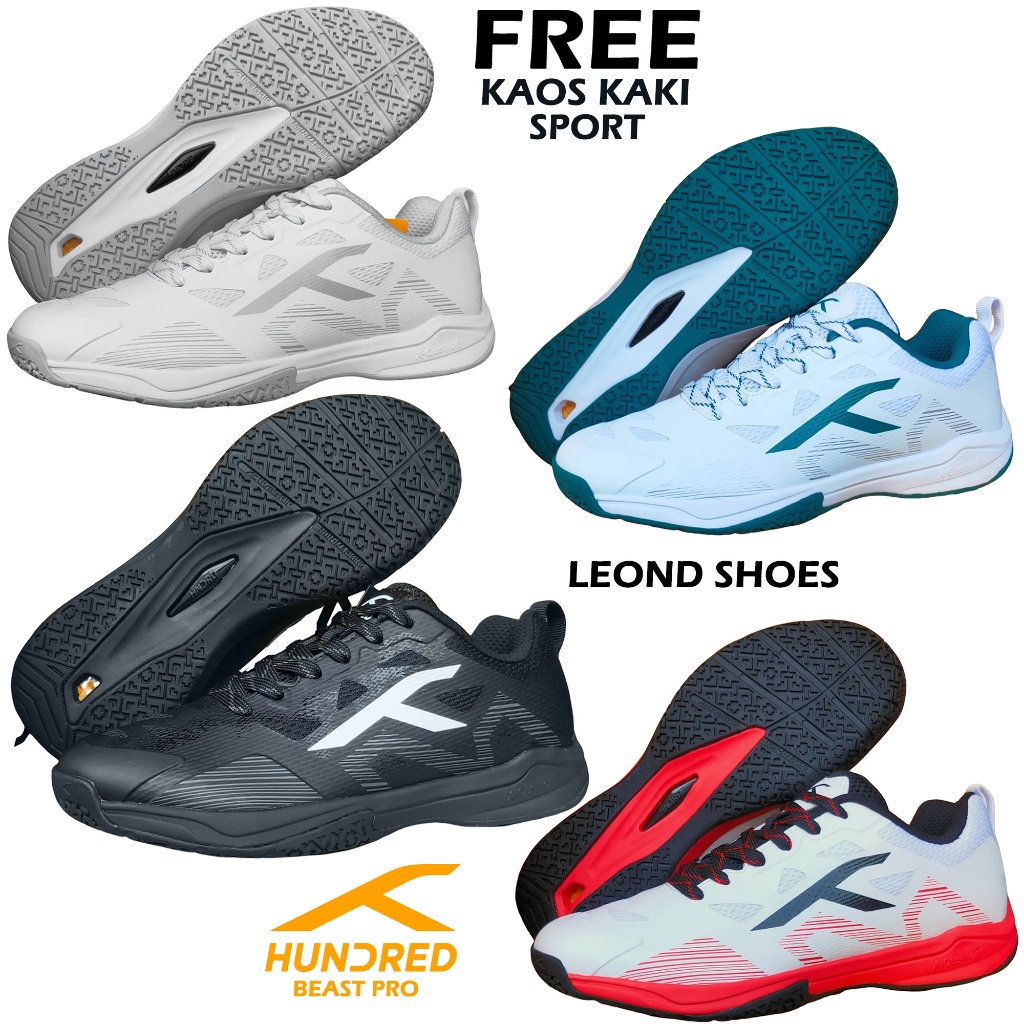 Sepatu Badminton Hundred Beast Pro dan Beast 2 Original Sepatu Bulu Tangkis Hundred Beast Series
