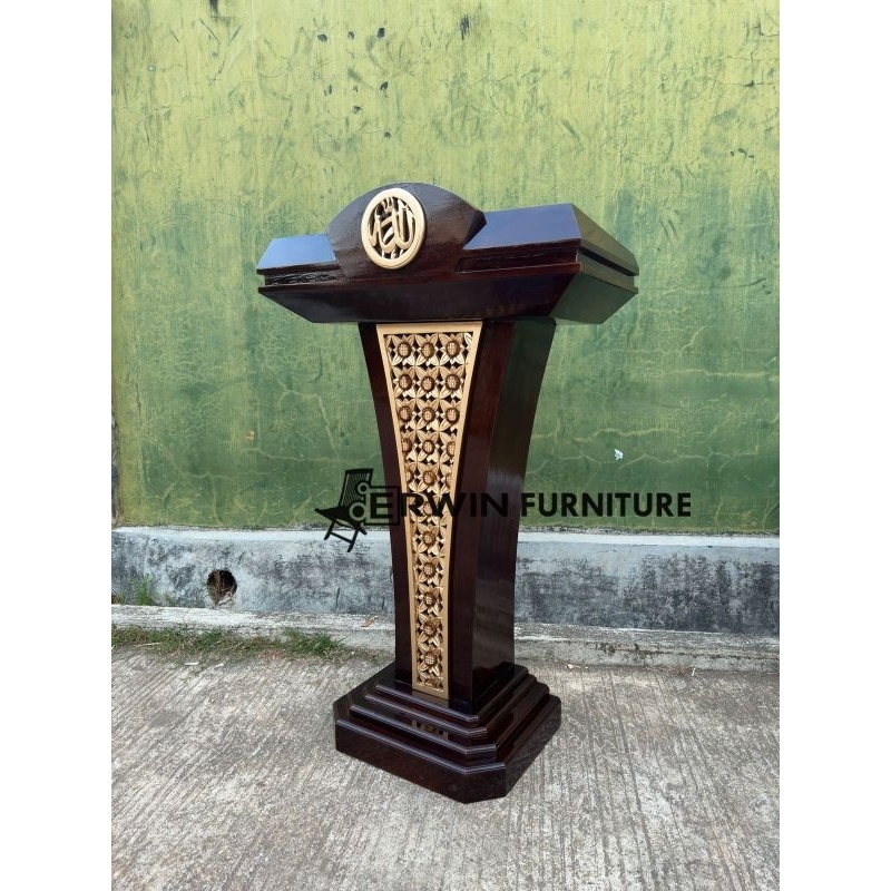 podium masjid - podium presiden - tempat pidato - podium kepresidenan