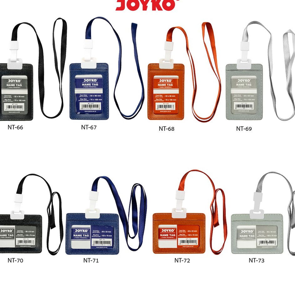 

Paket Baru Joyko Name Tag Tanda Pengenal Gantungan Kartu Nama Kulit