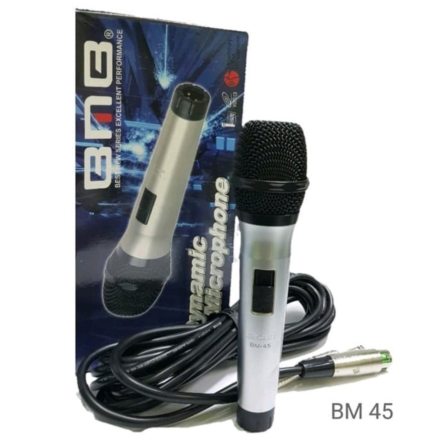 Microphone Mic BMB BM-45 Mic BM45 BMB 45 Mic Kabel BMB BM 45 Original Microphone Kabel BMB BM45