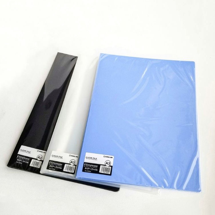 

Update Ekonomis Clear Holder A3 Clear File Simplease A3 King Jim 152GA isi 2 Lembar