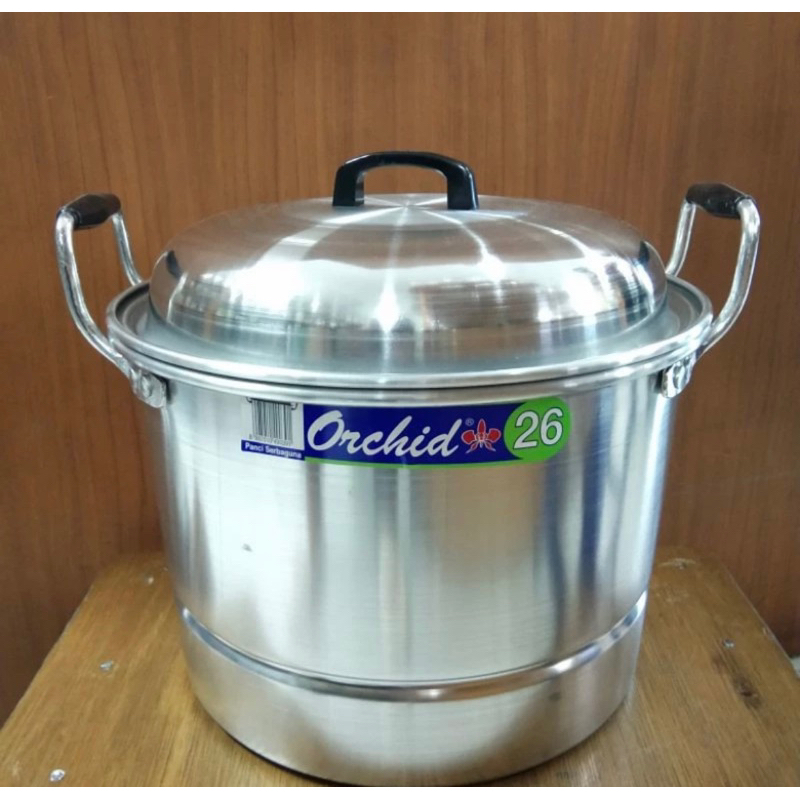 Orchid Dandang Serbaguna / Panci dandang Orchid 26 , 28 , 30 , 32 cm panci masak nasi kukusan