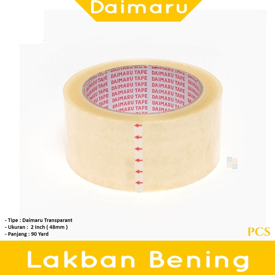 

Murah Terheboh DAIMARU Lakban Beninig 48mm x 9 Yard Roll