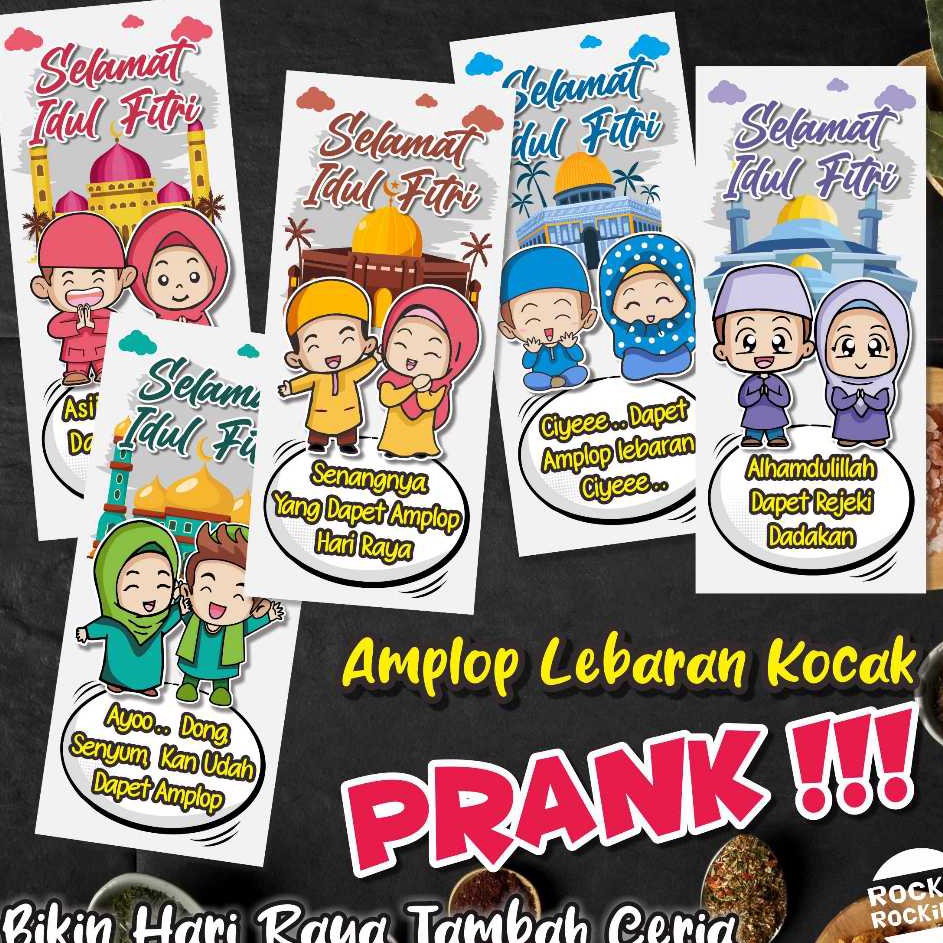 

Ready Terlaris Amplop Lebaran Prank Amplop Jahil isi 1 pcs