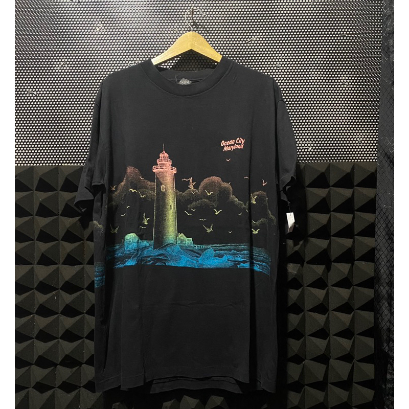 Kaos Art Aop Full Print  Ocean City Maryland Usa sherry’s single stitch atas bawah second