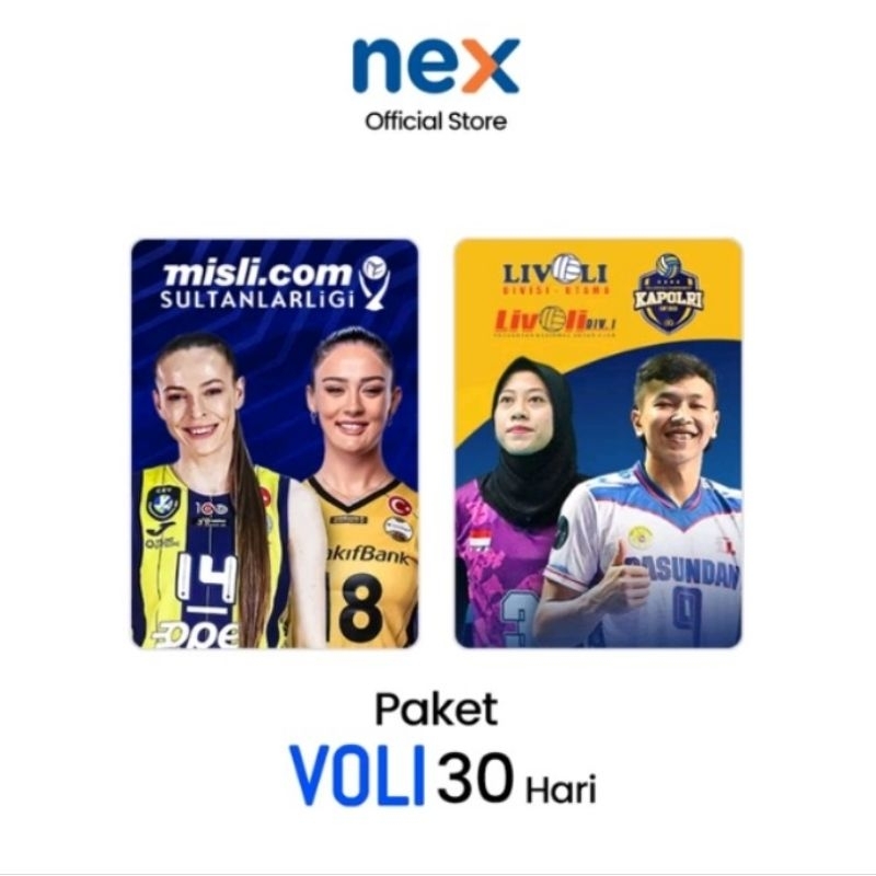 KHUSUS NEX PARABOLA PAKET VOLI PROLIGA