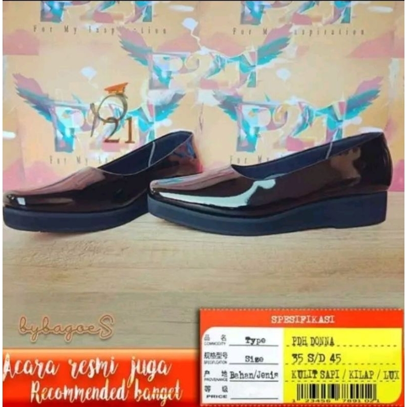 Sepatu wanita dinas P21 original pl