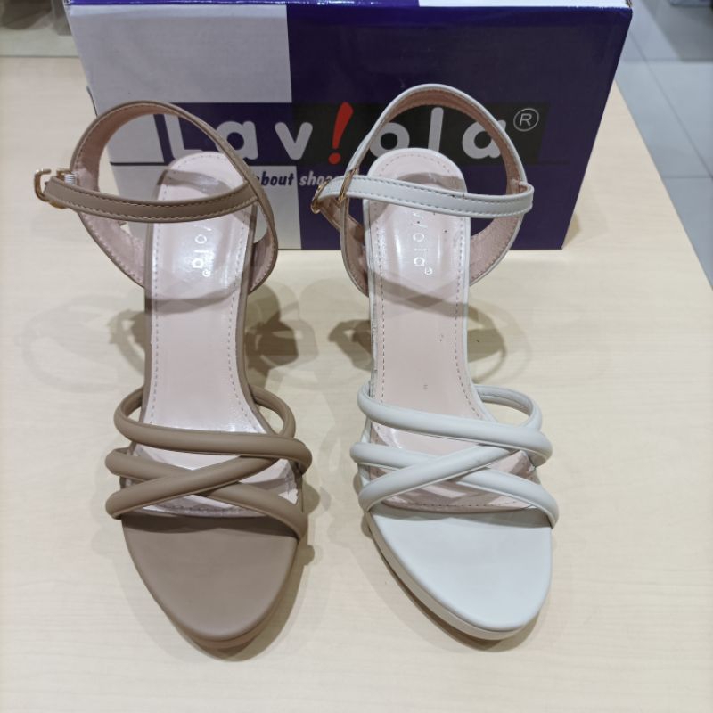 SANDAL PESTA WANITA LAVIOLA HAK LANCIP 7CM