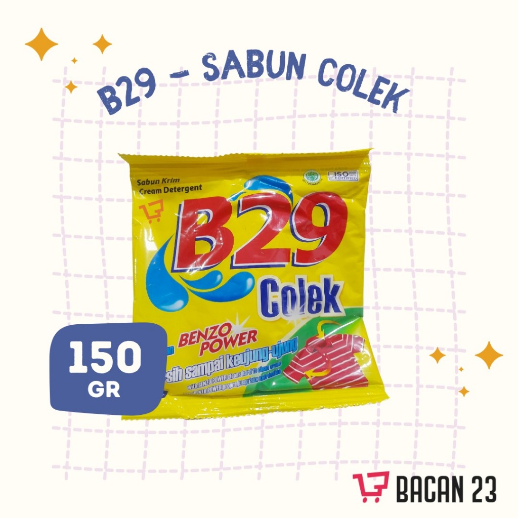 Sabun B29 Colek (150 gr) / Sabun Colek / Sabun Krim - Cream Detergent