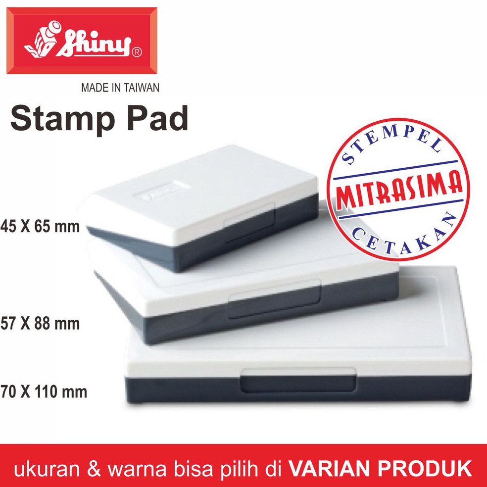 

KODE S33V Bantalan Stempel Merk Shiny