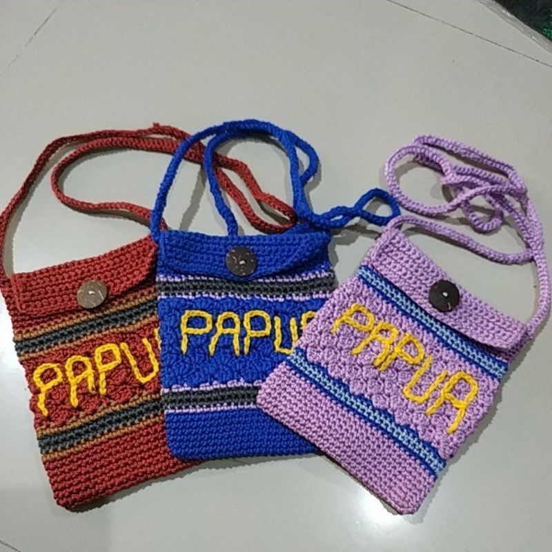 Bisa Cod Tas Papua , Noken Papua , Tas Rajut