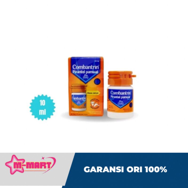 Combantrin syrup obat cacing anak & dewasa sirup rasa orange 10ml