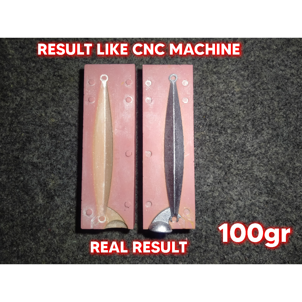 Molding Cetakan Umpan Ikan Metal Jig Micro Jig Tokayo 100gr