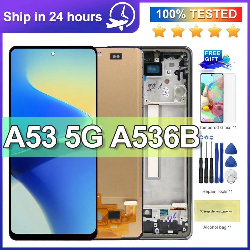 Samsung A71/A72/A73/A51/A52/A53/A33/A34/A54/A74/S20FE/S21FE/A41/A42/A52S Display Screen Assembly Original