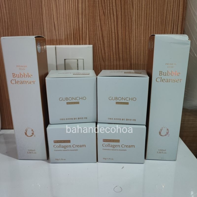 Guboncho Bubble Cleanser / Guboncho Collagen Cream