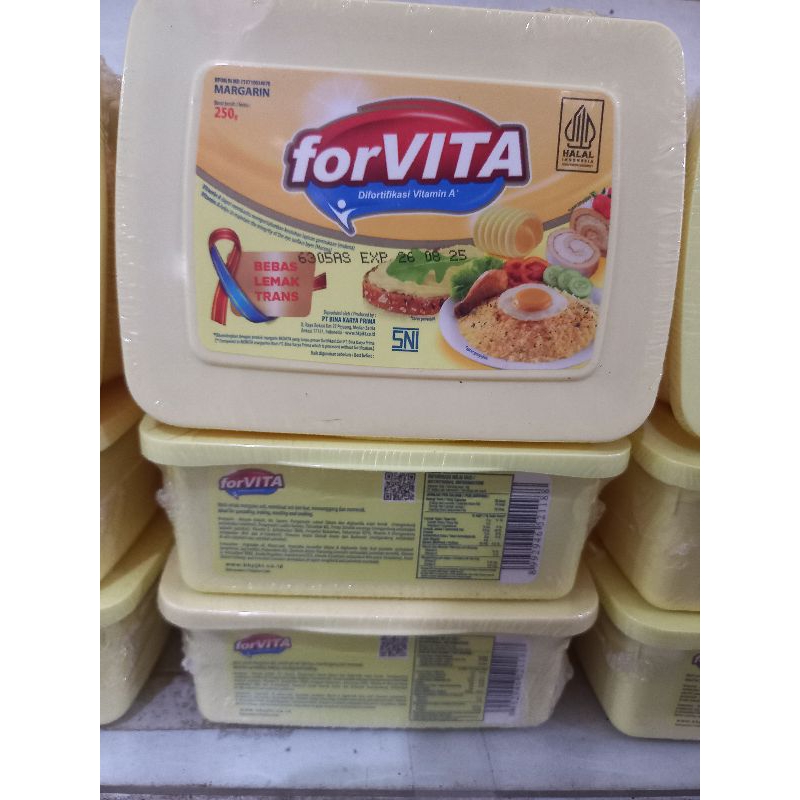 

MENTEGA/MARGARINE FORVITA 250g BOX