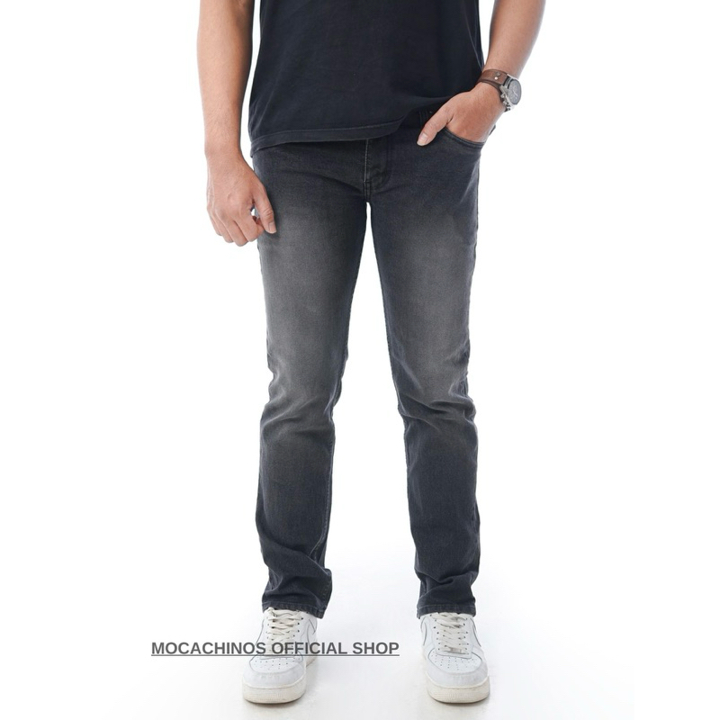 SOFT DENIM - CELANA JEANS PRIA BLACK JAZZ