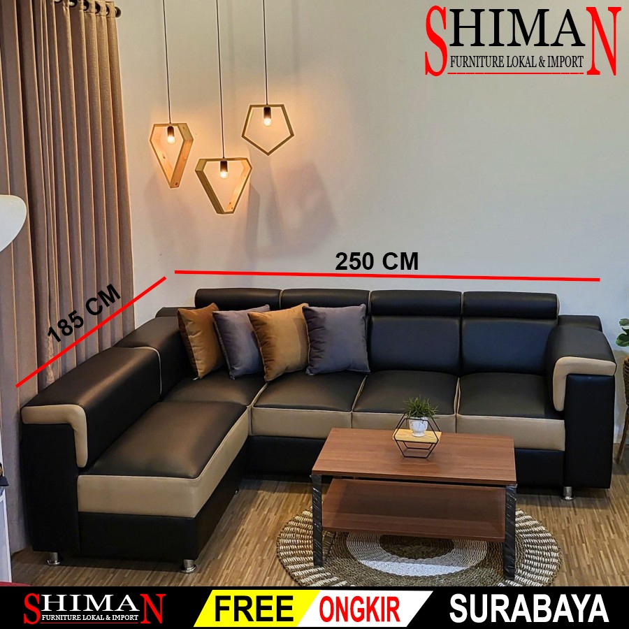 Sofa L Putus | Sofa Minimalis Shafira | Sofa L Jumbo
