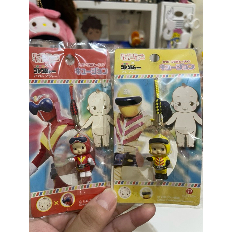 gotochi kewpie costume - rose o'neill version - himitsu sentai gorenger - keychain phone strap - ori