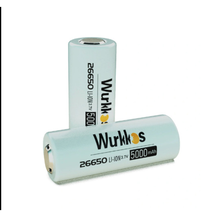 Battery Wurkkos 5000Mah 26650 baterai