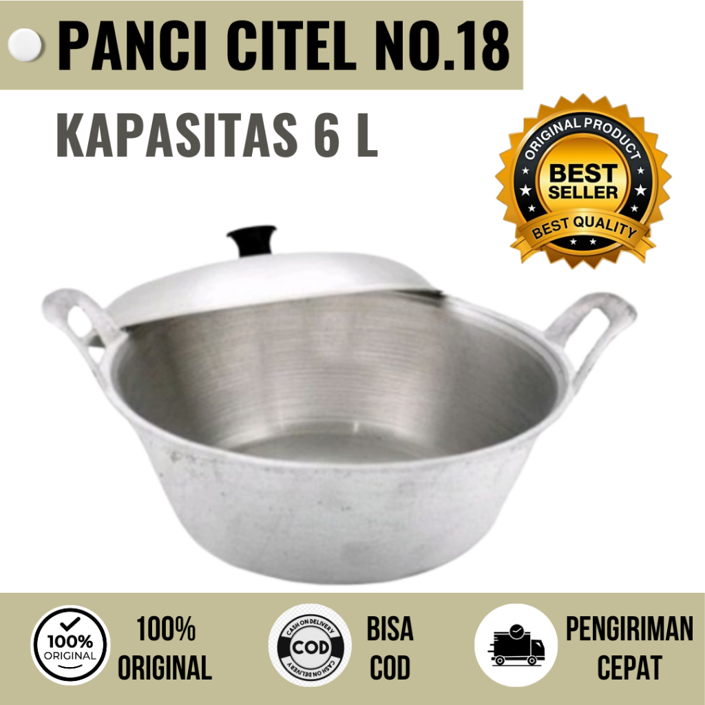 Citel NO.18 Panci Katel Serbaguna Anti Pecah