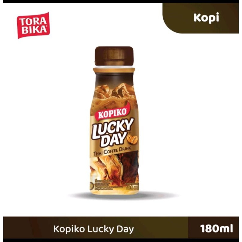 

KOPIKO Lucky Day Coffee Pet 180 ml termurahhh
