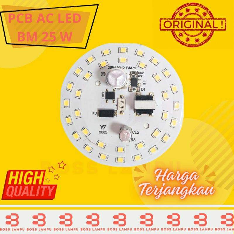 BM Mesin PCB LAMPU AC LED 25 Watt Kualitas Terbaik Terkenal