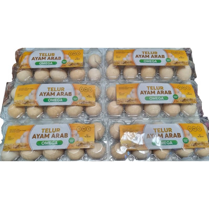 

Telur Ayam Kampung Omega /Box (isi 10 butir)