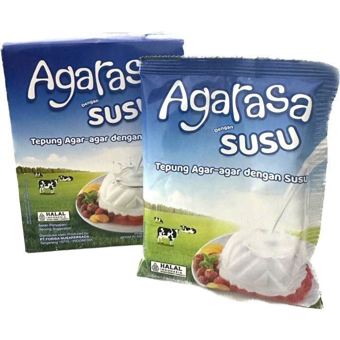 

Agarasa Susu 1pcs 42gram Agar Agar Jelly Dengan Susu