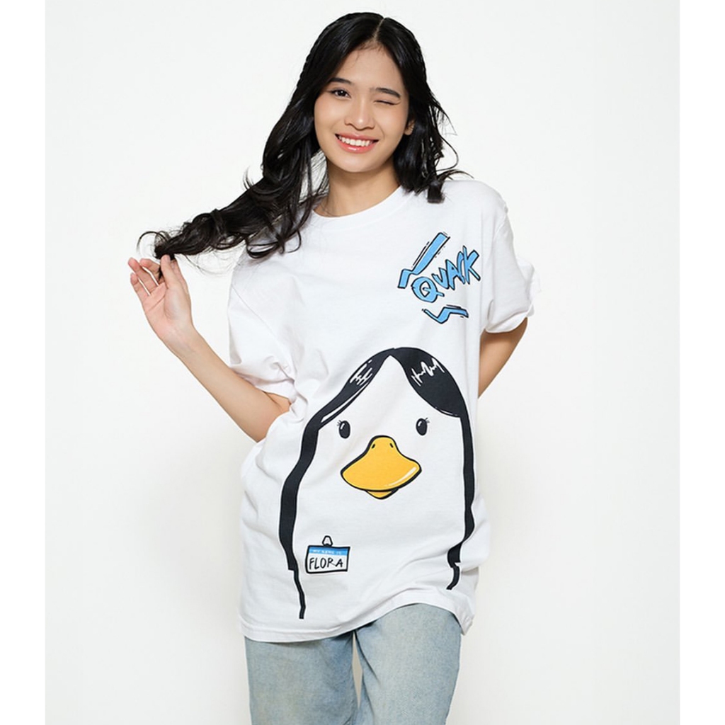 Kaos JKT48 Birthday T-Shirt Flora Syafiqa Riyadi (Flora) 2024 - Putih