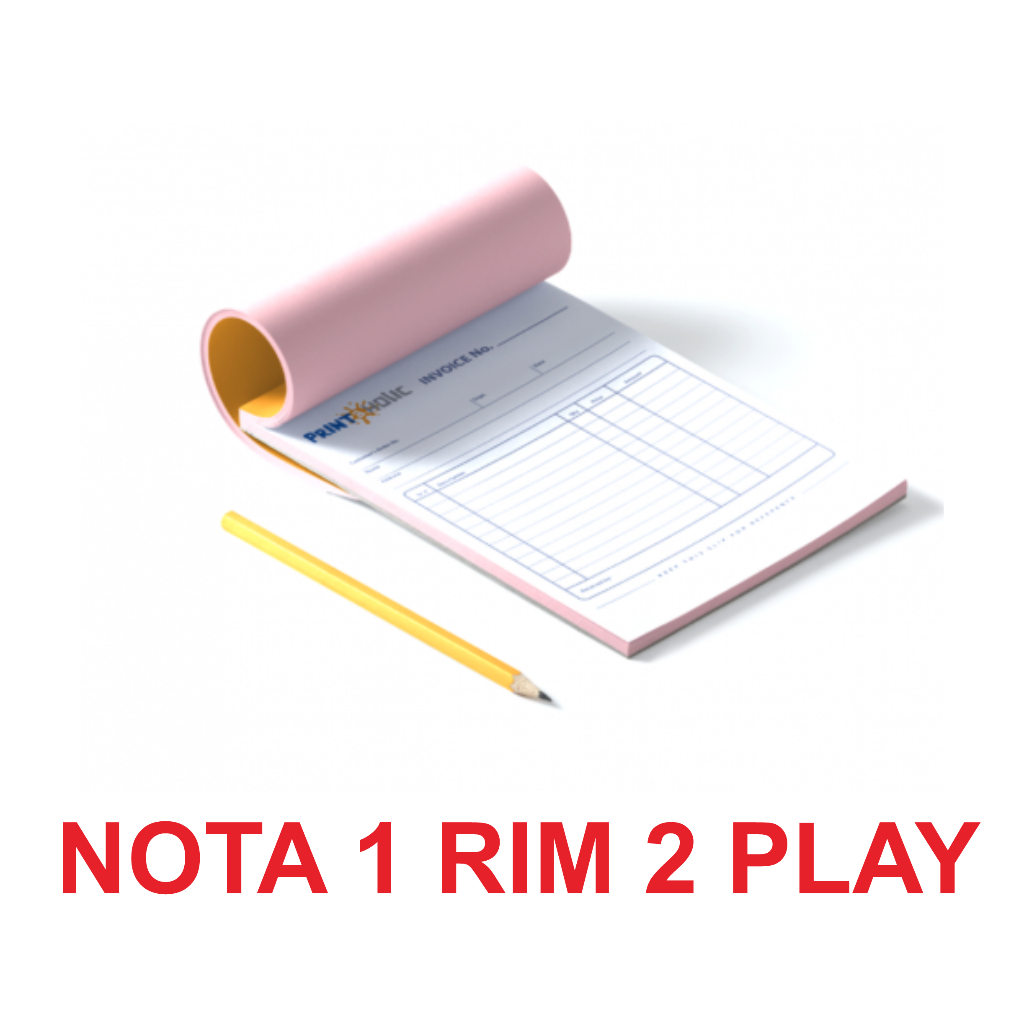 

NOTA 1 RIM Custom 1 2 3 Rangkap / Ply Surat Jalan Kwitansi Bon Invoice Form