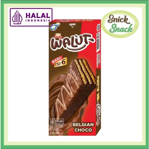 

Tango Walut Belgian Chocolate isi 6s Wafer Salut Coklat