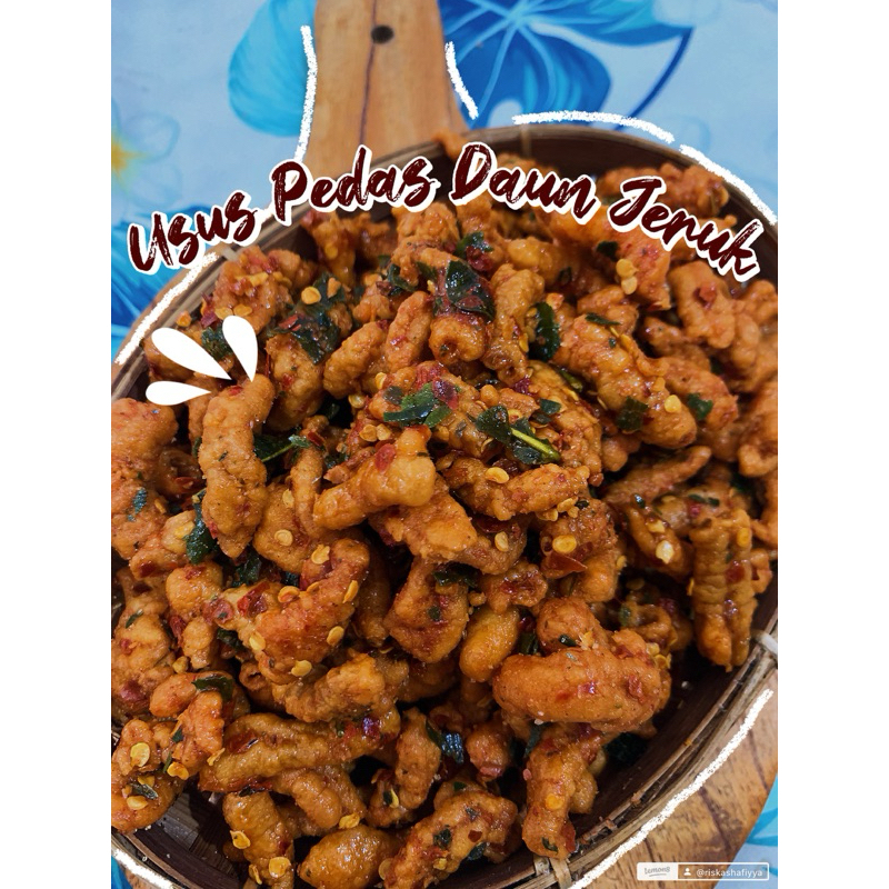 

Usus Crispy Sultan Extra Daun Jeruk 250g Cemilan Pedas Bandung Murah