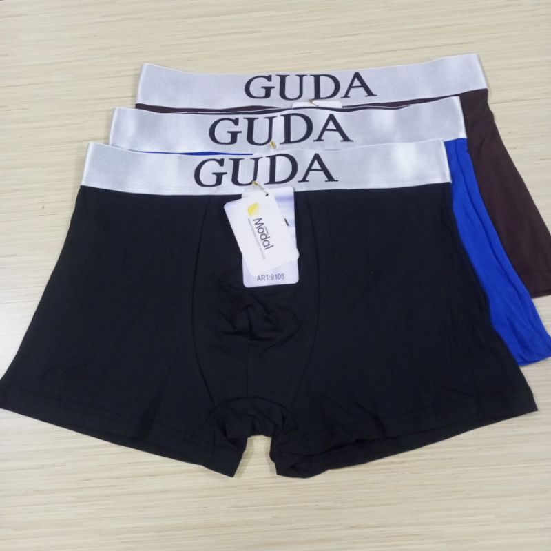 3PCS CELANA DALAM BOXER PRIA |LAKI LAKI | MURAH GUDA