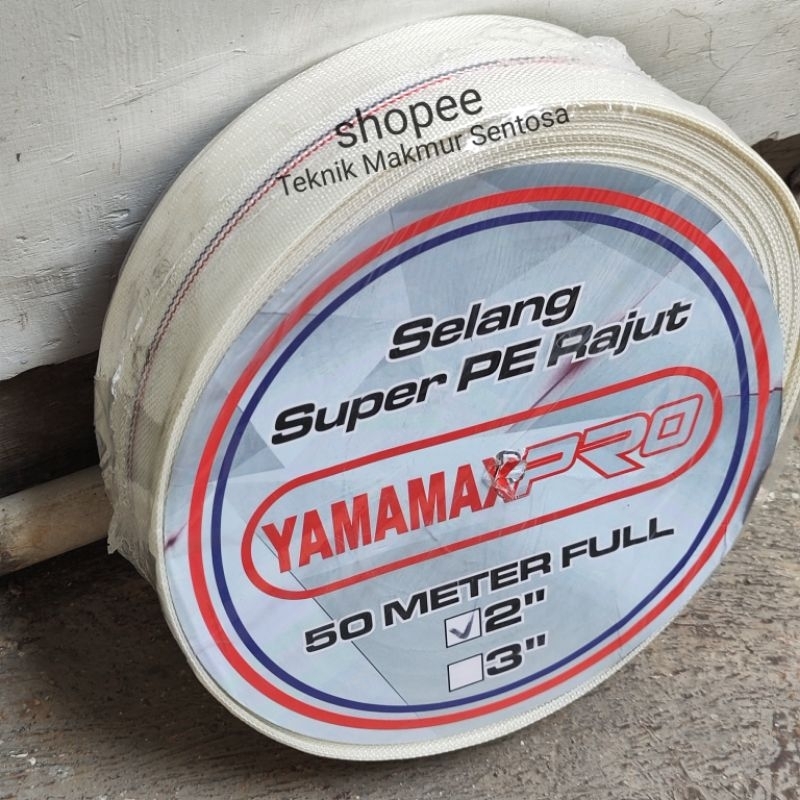 Selang Plastik Rajut Super 2" x 50 Meter Slang Air Irigasi 2 Inch Pemadam Kebakaran