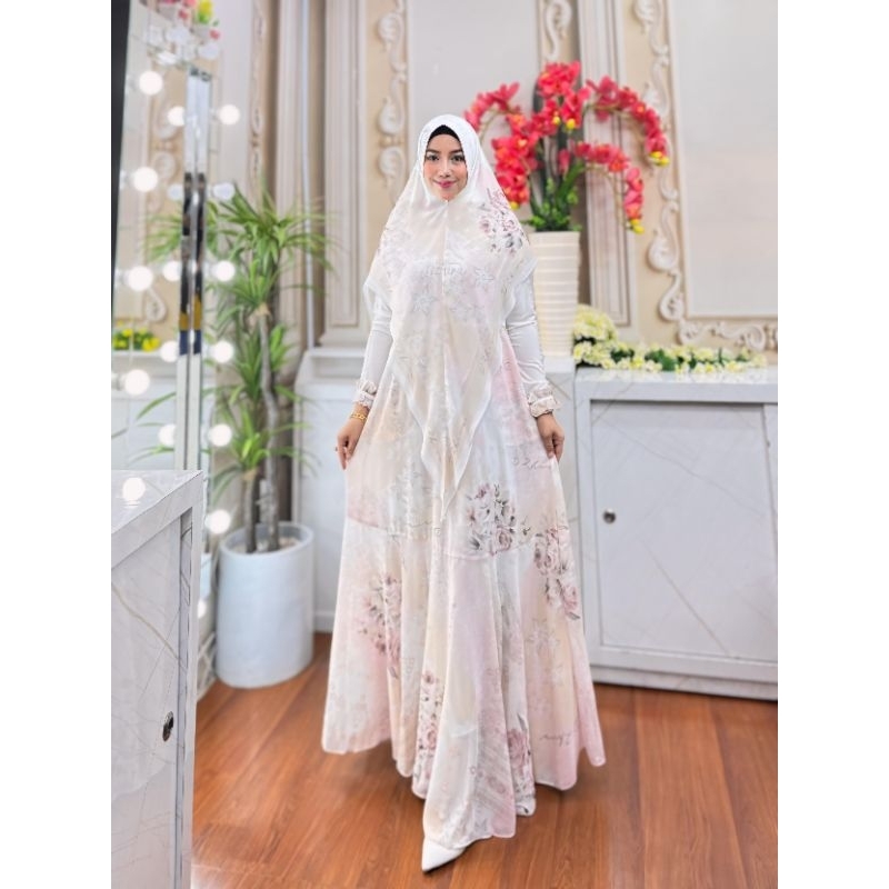 GAMIS D'ZHIRA HAWWA SYAR'I | gamis premium | gamis murah