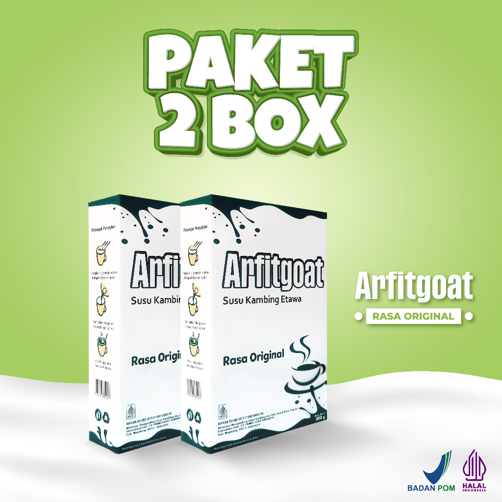 

Arfitgoat Original Paket 2 Box Arfitgoat Ori Atasi Nyeri Sendi BPOM