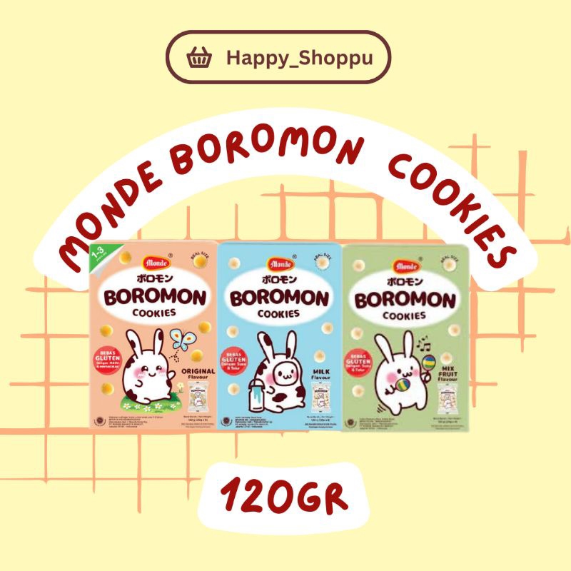 

Monde Boromon Cookies All Variant 120gr