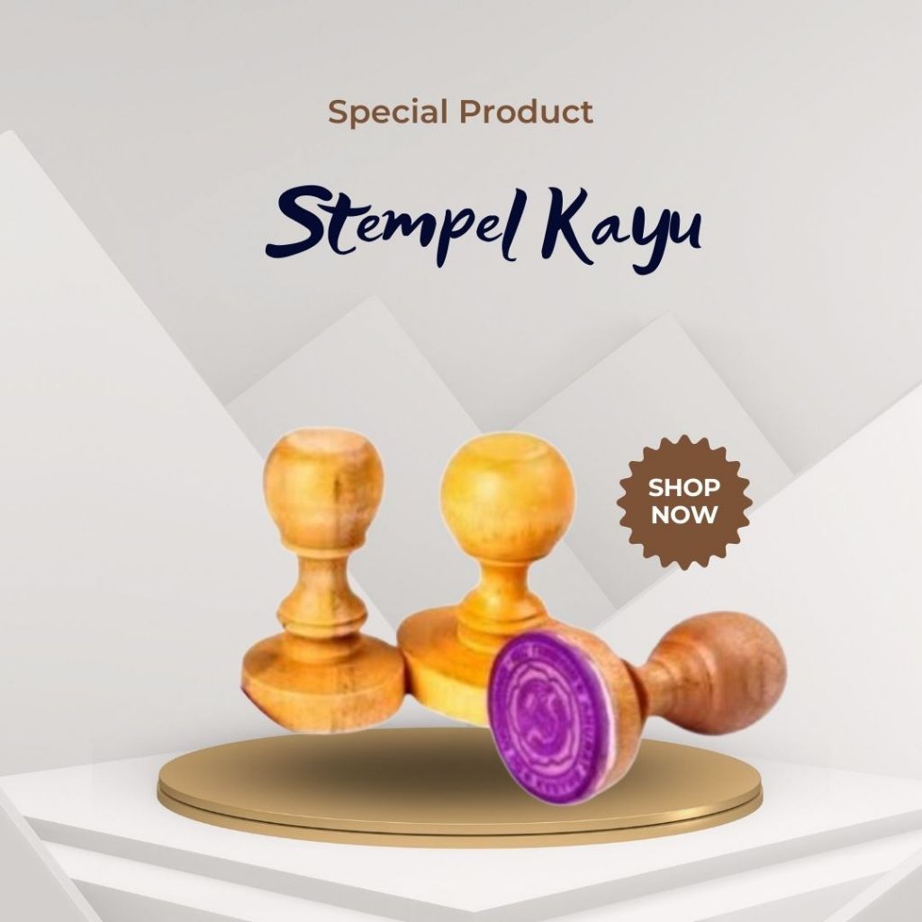 

Stempel Kayu Ukuran Sedang/Standar